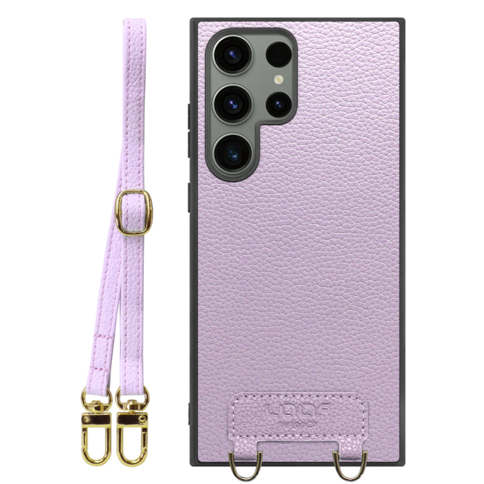 [ LOOF LUXURY-SHELL SHOULDER ] Galaxy S23 Ultra s23ultra ショルダーストラップ付き シンプルでスマート 本革 シェル型ケース ショルダー ストラップ スマホショルダー [ Galaxy S23 Ultra ]