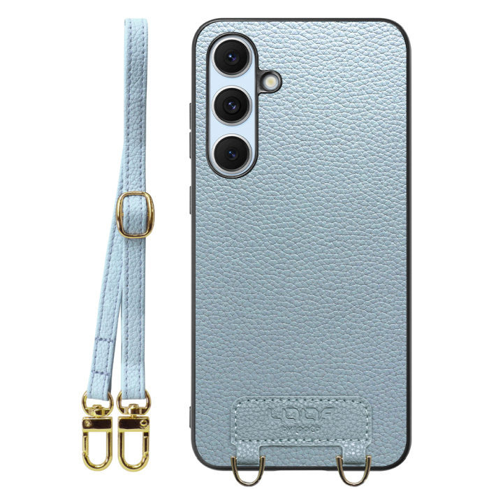 [ LOOF LUXURY-SHELL SHOULDER ] Galaxy S24 FE SM-S721Q / SCG30 ギャラクシー s24fe ショルダーストラップ付き シンプルでスマート 本革 シェル型ケース ショルダー ストラップ スマホショルダー [ Galaxy S24 FE ]
