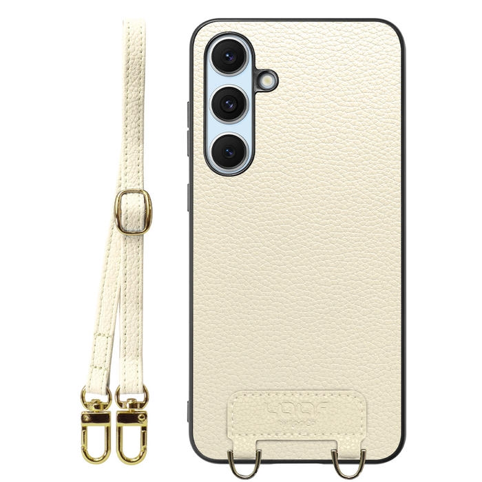[ LOOF LUXURY-SHELL SHOULDER ] Galaxy S24 FE SM-S721Q / SCG30 ギャラクシー s24fe ショルダーストラップ付き シンプルでスマート 本革 シェル型ケース ショルダー ストラップ スマホショルダー [ Galaxy S24 FE ]
