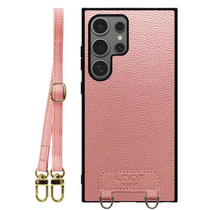 [ LOOF LUXURY-SHELL SHOULDER ] Galaxy S24 Ultra s24ultra ショルダーストラップ付き シンプルでスマート 本革 シェル型ケース ショルダー ストラップ スマホショルダー [ Galaxy S24 Ultra ]