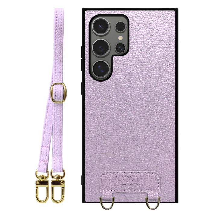 [ LOOF LUXURY-SHELL SHOULDER ] Galaxy S24 Ultra s24ultra ショルダーストラップ付き シンプルでスマート 本革 シェル型ケース ショルダー ストラップ スマホショルダー [ Galaxy S24 Ultra ]