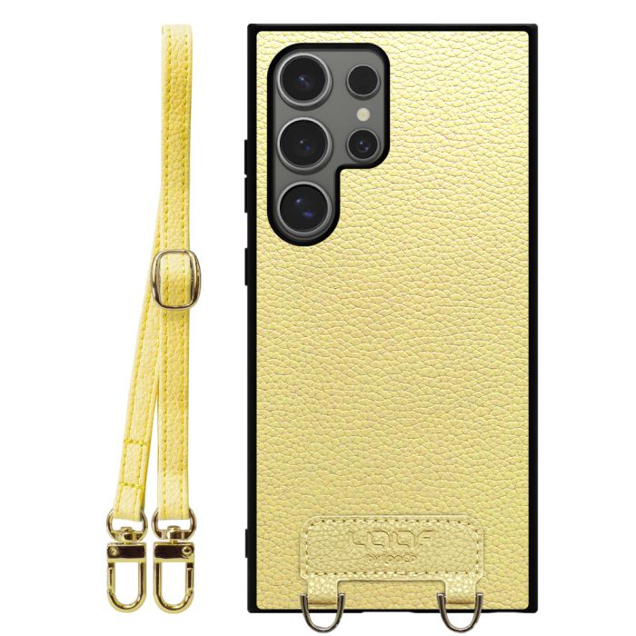[ LOOF LUXURY-SHELL SHOULDER ] Galaxy S24 Ultra s24ultra ショルダーストラップ付き シンプルでスマート 本革 シェル型ケース ショルダー ストラップ スマホショルダー [ Galaxy S24 Ultra ]