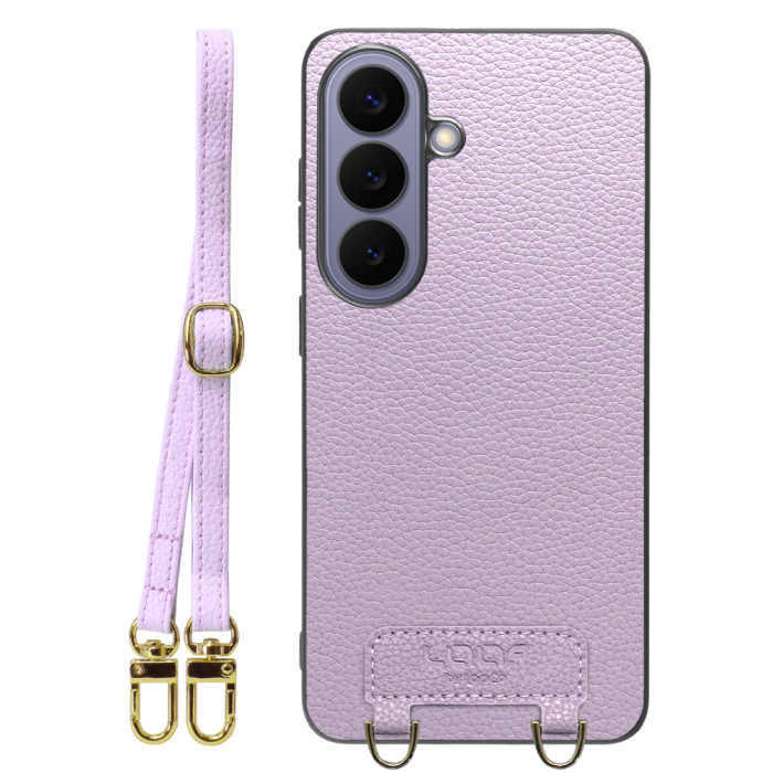[ LOOF LUXURY-SHELL SHOULDER ] Galaxy S26 Samsung SC-51G ショルダーストラップ付き シンプルでスマート 本革 シェル型ケース ショルダー ストラップ スマホショルダー [ Galaxy S26 ]