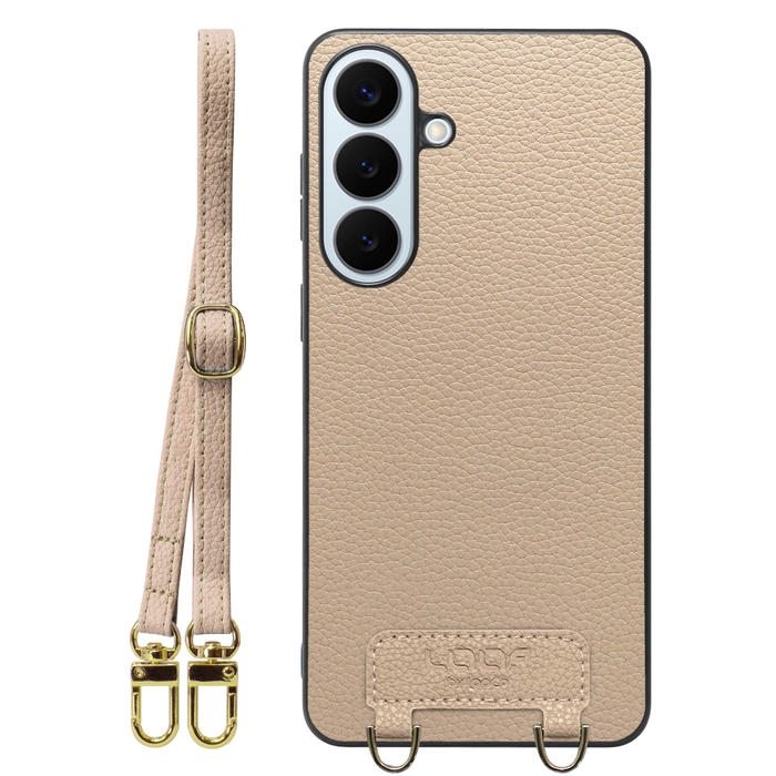 [ LOOF LUXURY-SHELL SHOULDER ] Galaxy S26+ Samsung SC-52G ショルダーストラップ付き シンプルでスマート 本革 シェル型ケース ショルダー ストラップ スマホショルダー [ Galaxy S26+ ]
