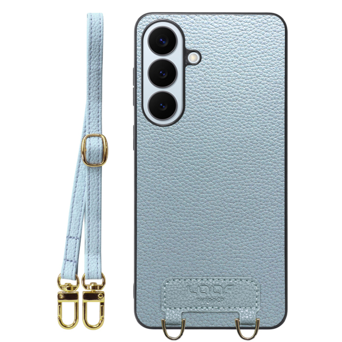 [ LOOF LUXURY-SHELL SHOULDER ] Galaxy S26+ Samsung SC-52G ショルダーストラップ付き シンプルでスマート 本革 シェル型ケース ショルダー ストラップ スマホショルダー [ Galaxy S26+ ]