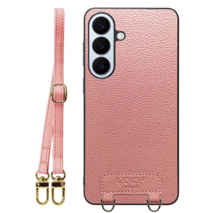 [ LOOF LUXURY-SHELL SHOULDER ] Galaxy S26+ Samsung SC-52G ショルダーストラップ付き シンプルでスマート 本革 シェル型ケース ショルダー ストラップ スマホショルダー [ Galaxy S26+ ]