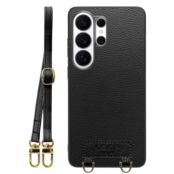 [ LOOF LUXURY-SHELL SHOULDER ] Galaxy S26 Ultra Samsung SC-53G ショルダーストラップ付き シンプルでスマート 本革 シェル型ケース ショルダー ストラップ スマホショルダー [ Galaxy S26 Ultra ]