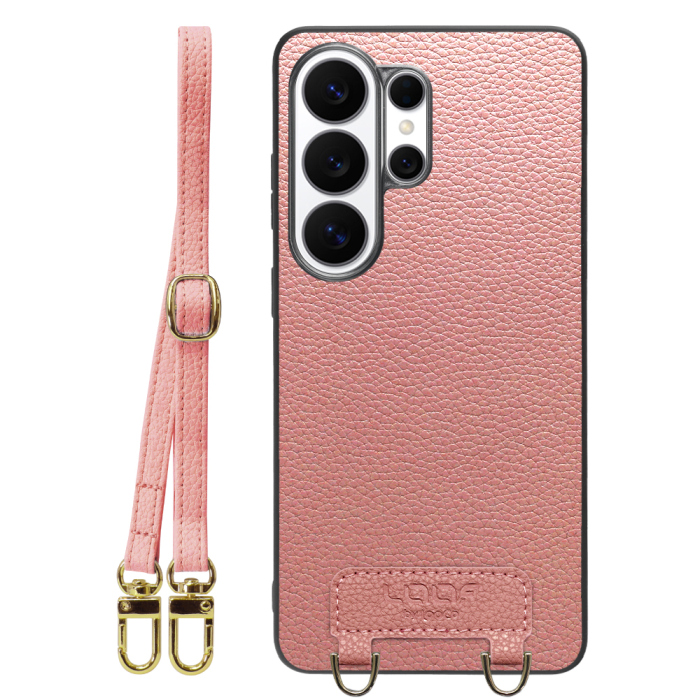 [ LOOF LUXURY-SHELL SHOULDER ] Galaxy S26 Ultra Samsung SC-53G ショルダーストラップ付き シンプルでスマート 本革 シェル型ケース ショルダー ストラップ スマホショルダー [ Galaxy S26 Ultra ]
