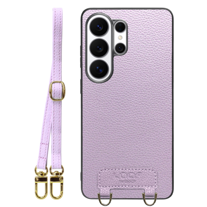 [ LOOF LUXURY-SHELL SHOULDER ] Galaxy S26 Ultra Samsung SC-53G ショルダーストラップ付き シンプルでスマート 本革 シェル型ケース ショルダー ストラップ スマホショルダー [ Galaxy S26 Ultra ]