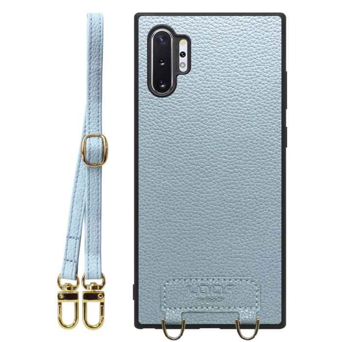 [ LOOF LUXURY-SHELL SHOULDER ] Galaxy Note10+ SC-01M / SCV45 note10+ note10plus note10 plus ショルダーストラップ付き シンプルでスマート 本革 シェル型ケース ショルダー ストラップ スマホショルダー [ Galaxy Note10+ ]