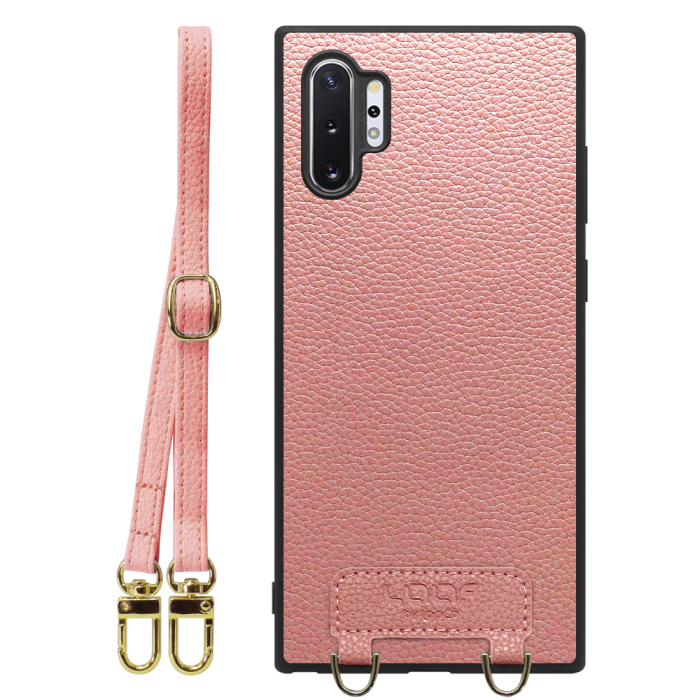 [ LOOF LUXURY-SHELL SHOULDER ] Galaxy Note10+ SC-01M / SCV45 note10+ note10plus note10 plus ショルダーストラップ付き シンプルでスマート 本革 シェル型ケース ショルダー ストラップ スマホショルダー [ Galaxy Note10+ ]