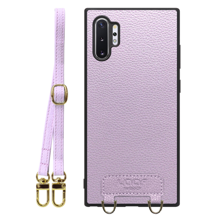 [ LOOF LUXURY-SHELL SHOULDER ] Galaxy Note10+ SC-01M / SCV45 note10+ note10plus note10 plus ショルダーストラップ付き シンプルでスマート 本革 シェル型ケース ショルダー ストラップ スマホショルダー [ Galaxy Note10+ ]