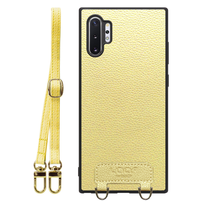 [ LOOF LUXURY-SHELL SHOULDER ] Galaxy Note10+ SC-01M / SCV45 note10+ note10plus note10 plus ショルダーストラップ付き シンプルでスマート 本革 シェル型ケース ショルダー ストラップ スマホショルダー [ Galaxy Note10+ ]