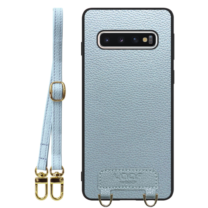 [ LOOF LUXURY-SHELL SHOULDER ] Galaxy S10 SC-03L / SCV41 galaxys10 ショルダーストラップ付き シンプルでスマート 本革 シェル型ケース ショルダー ストラップ スマホショルダー [ Galaxy S10 ]