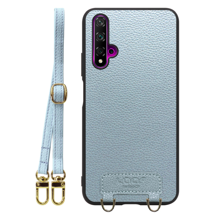 [ LOOF LUXURY-SHELL SHOULDER ] HUAWEI nova 5T nova5t ショルダーストラップ付き シンプルでスマート 本革 シェル型ケース ショルダー ストラップ スマホショルダー [ HUAWEI nova 5T ]