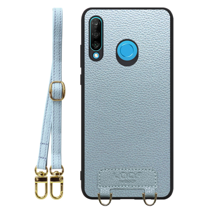 [ LOOF LUXURY-SHELL SHOULDER ] HUAWEI P30 lite / P30 lite Premium p30lite p30litepremium ショルダーストラップ付き シンプルでスマート 本革 シェル型ケース ショルダー ストラップ スマホショルダー [ HUAWEI P30 lite / lite Premium ]