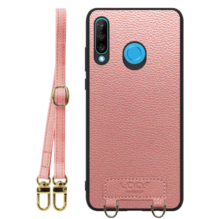 [ LOOF LUXURY-SHELL SHOULDER ] HUAWEI P30 lite / P30 lite Premium p30lite p30litepremium ショルダーストラップ付き シンプルでスマート 本革 シェル型ケース ショルダー ストラップ スマホショルダー [ HUAWEI P30 lite / lite Premium ]