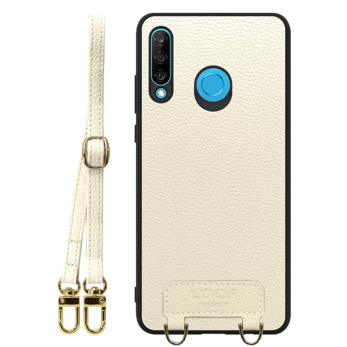 [ LOOF LUXURY-SHELL SHOULDER ] HUAWEI P30 lite / P30 lite Premium p30lite p30litepremium ショルダーストラップ付き シンプルでスマート 本革 シェル型ケース ショルダー ストラップ スマホショルダー [ HUAWEI P30 lite / lite Premium ]