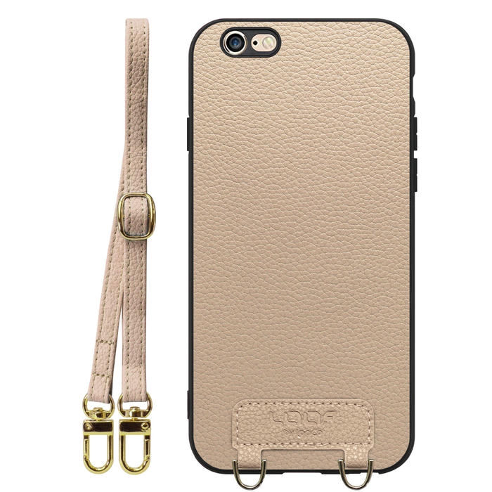 [ LOOF LUXURY-SHELL SHOULDER ] iPhone 6 / 6s iphone6 iphone6s ショルダーストラップ付き シンプルでスマート 本革 シェル型ケース ショルダー ストラップ スマホショルダー [ iPhone 6 / 6s ]