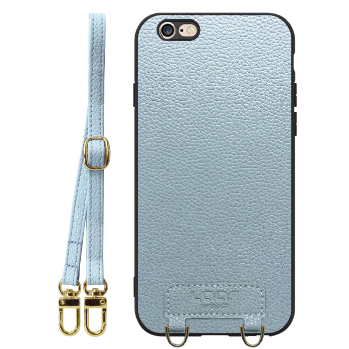 [ LOOF LUXURY-SHELL SHOULDER ] iPhone 6 / 6s iphone6 iphone6s ショルダーストラップ付き シンプルでスマート 本革 シェル型ケース ショルダー ストラップ スマホショルダー [ iPhone 6 / 6s ]