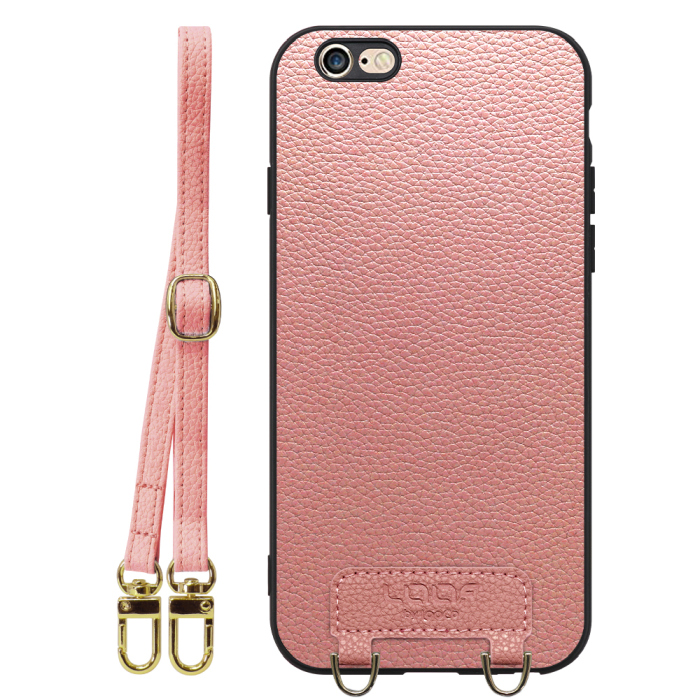 [ LOOF LUXURY-SHELL SHOULDER ] iPhone 6 / 6s iphone6 iphone6s ショルダーストラップ付き シンプルでスマート 本革 シェル型ケース ショルダー ストラップ スマホショルダー [ iPhone 6 / 6s ]