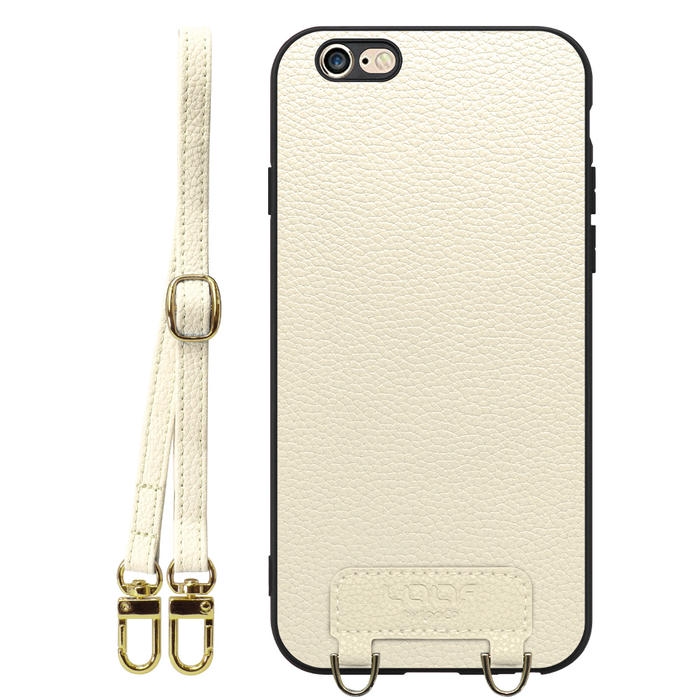 [ LOOF LUXURY-SHELL SHOULDER ] iPhone 6 / 6s iphone6 iphone6s ショルダーストラップ付き シンプルでスマート 本革 シェル型ケース ショルダー ストラップ スマホショルダー [ iPhone 6 / 6s ]