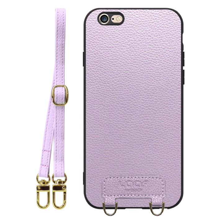 [ LOOF LUXURY-SHELL SHOULDER ] iPhone 6 / 6s iphone6 iphone6s ショルダーストラップ付き シンプルでスマート 本革 シェル型ケース ショルダー ストラップ スマホショルダー [ iPhone 6 / 6s ]