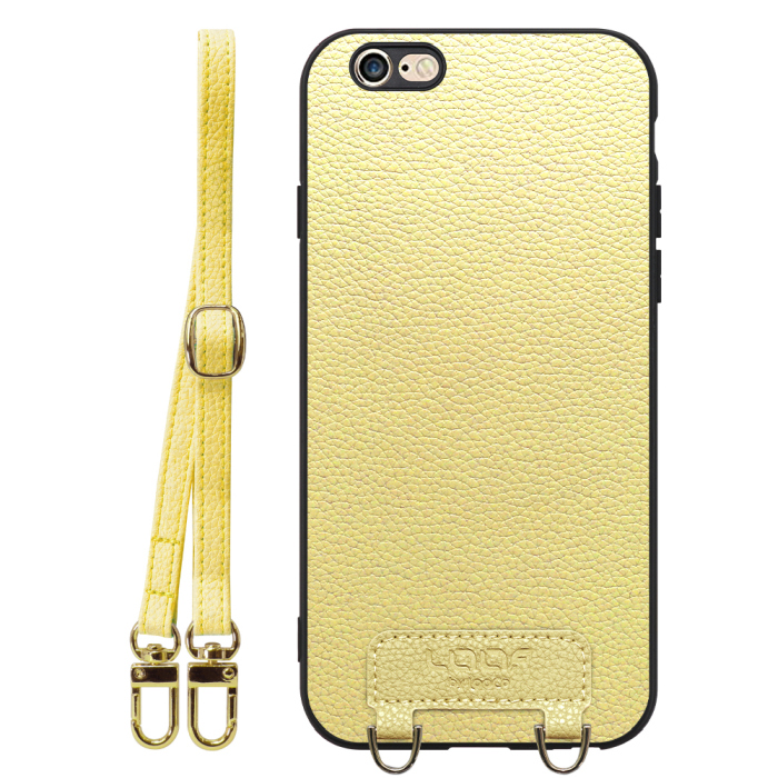 [ LOOF LUXURY-SHELL SHOULDER ] iPhone 6 / 6s iphone6 iphone6s ショルダーストラップ付き シンプルでスマート 本革 シェル型ケース ショルダー ストラップ スマホショルダー [ iPhone 6 / 6s ]