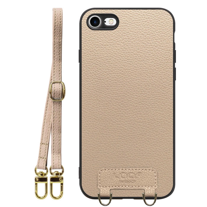 [ LOOF LUXURY-SHELL SHOULDER ] iPhone 7 / 8 / SE (第2/3世代) iphone7 iphone8 iphonese se2 se3 ショルダーストラップ付き シンプルでスマート 本革 シェル型ケース ショルダー ストラップ スマホショルダー [ iPhone 7 / 8 / SE (第2/3世代) ]