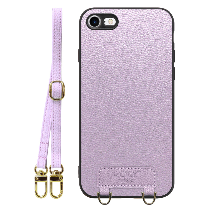 [ LOOF LUXURY-SHELL SHOULDER ] iPhone 7 / 8 / SE (第2/3世代) iphone7 iphone8 iphonese se2 se3 ショルダーストラップ付き シンプルでスマート 本革 シェル型ケース ショルダー ストラップ スマホショルダー [ iPhone 7 / 8 / SE (第2/3世代) ]