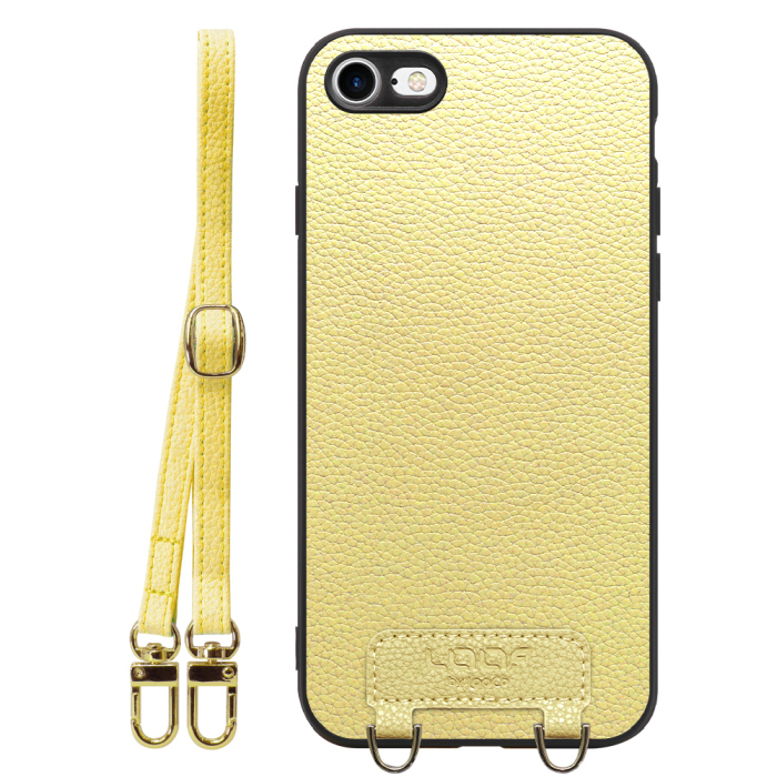 [ LOOF LUXURY-SHELL SHOULDER ] iPhone 7 / 8 / SE (第2/3世代) iphone7 iphone8 iphonese se2 se3 ショルダーストラップ付き シンプルでスマート 本革 シェル型ケース ショルダー ストラップ スマホショルダー [ iPhone 7 / 8 / SE (第2/3世代) ]