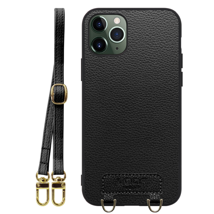[ LOOF LUXURY-SHELL SHOULDER ] iPhone 11 Pro iPhone11pro 11pro ショルダーストラップ付き シンプルでスマート 本革 シェル型ケース ショルダー ストラップ スマホショルダー [ iPhone 11 Pro ]