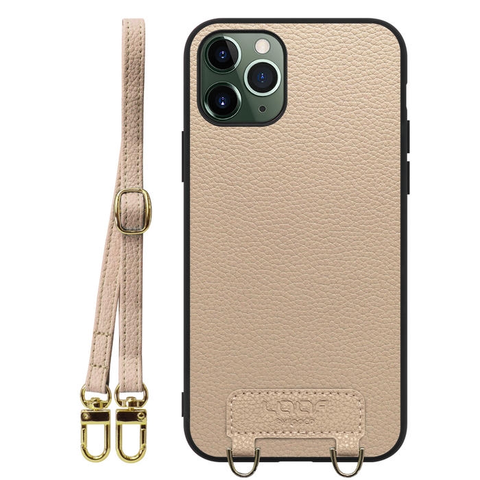 [ LOOF LUXURY-SHELL SHOULDER ] iPhone 11 Pro iPhone11pro 11pro ショルダーストラップ付き シンプルでスマート 本革 シェル型ケース ショルダー ストラップ スマホショルダー [ iPhone 11 Pro ]