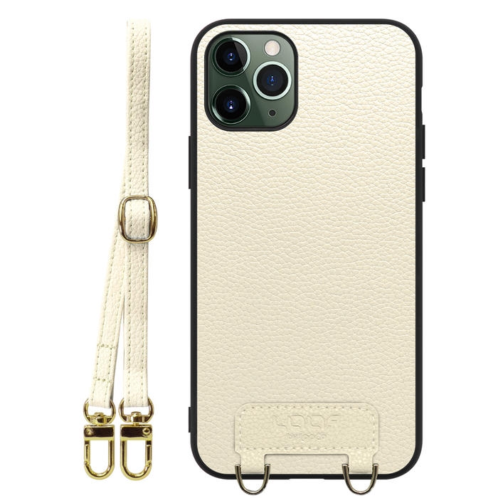 [ LOOF LUXURY-SHELL SHOULDER ] iPhone 11 Pro iPhone11pro 11pro ショルダーストラップ付き シンプルでスマート 本革 シェル型ケース ショルダー ストラップ スマホショルダー [ iPhone 11 Pro ]