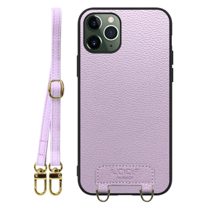 [ LOOF LUXURY-SHELL SHOULDER ] iPhone 11 Pro iPhone11pro 11pro ショルダーストラップ付き シンプルでスマート 本革 シェル型ケース ショルダー ストラップ スマホショルダー [ iPhone 11 Pro ]