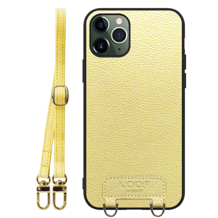 [ LOOF LUXURY-SHELL SHOULDER ] iPhone 11 Pro iPhone11pro 11pro ショルダーストラップ付き シンプルでスマート 本革 シェル型ケース ショルダー ストラップ スマホショルダー [ iPhone 11 Pro ]
