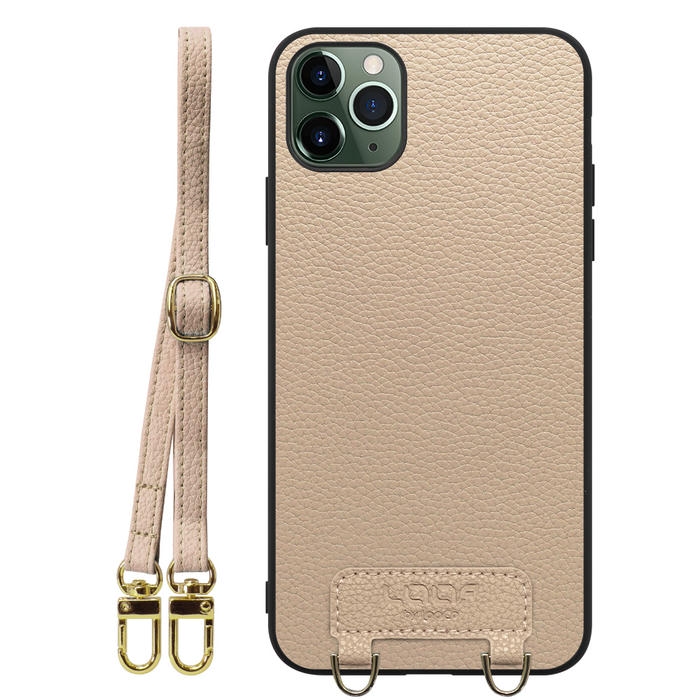 [ LOOF LUXURY-SHELL SHOULDER ] iPhone 11 Pro Max iPhone11promax 11promax 11 promax ショルダーストラップ付き シンプルでスマート 本革 シェル型ケース ショルダー ストラップ スマホショルダー [ iPhone 11 Pro Max ]