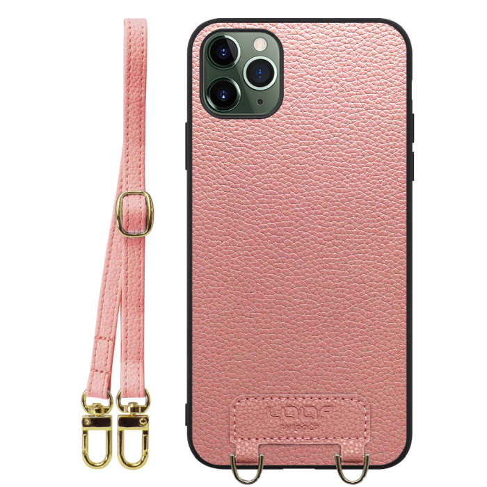 [ LOOF LUXURY-SHELL SHOULDER ] iPhone 11 Pro Max iPhone11promax 11promax 11 promax ショルダーストラップ付き シンプルでスマート 本革 シェル型ケース ショルダー ストラップ スマホショルダー [ iPhone 11 Pro Max ]