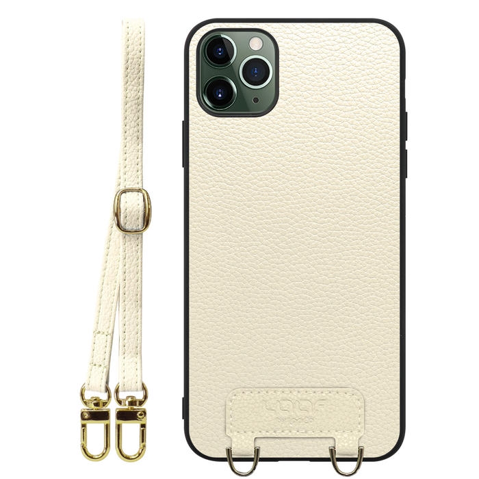 [ LOOF LUXURY-SHELL SHOULDER ] iPhone 11 Pro Max iPhone11promax 11promax 11 promax ショルダーストラップ付き シンプルでスマート 本革 シェル型ケース ショルダー ストラップ スマホショルダー [ iPhone 11 Pro Max ]