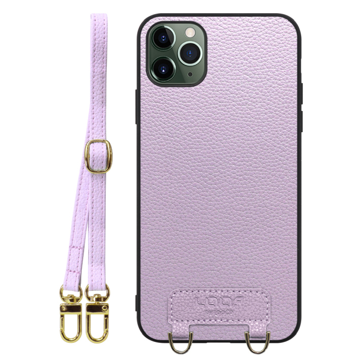 [ LOOF LUXURY-SHELL SHOULDER ] iPhone 11 Pro Max iPhone11promax 11promax 11 promax ショルダーストラップ付き シンプルでスマート 本革 シェル型ケース ショルダー ストラップ スマホショルダー [ iPhone 11 Pro Max ]