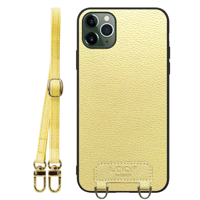 [ LOOF LUXURY-SHELL SHOULDER ] iPhone 11 Pro Max iPhone11promax 11promax 11 promax ショルダーストラップ付き シンプルでスマート 本革 シェル型ケース ショルダー ストラップ スマホショルダー [ iPhone 11 Pro Max ]