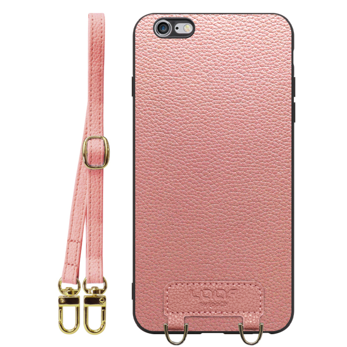 [ LOOF LUXURY-SHELL SHOULDER ] iPhone 6 Plus / 6s Plus iphone6plus iphone6splus 6plus 6splus ショルダーストラップ付き シンプルでスマート 本革 シェル型ケース ショルダー ストラップ スマホショルダー [ iPhone 6 Plus / 6s Plus ]