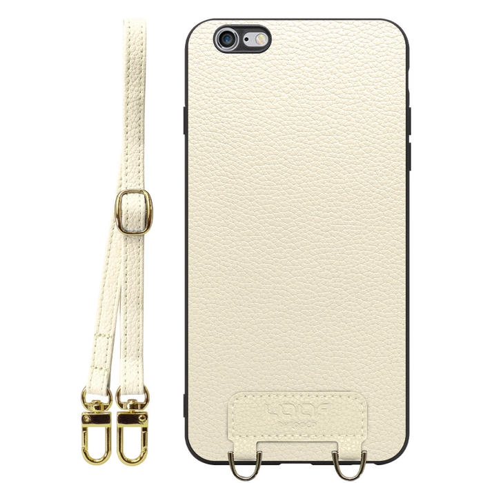 [ LOOF LUXURY-SHELL SHOULDER ] iPhone 6 Plus / 6s Plus iphone6plus iphone6splus 6plus 6splus ショルダーストラップ付き シンプルでスマート 本革 シェル型ケース ショルダー ストラップ スマホショルダー [ iPhone 6 Plus / 6s Plus ]