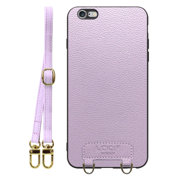 [ LOOF LUXURY-SHELL SHOULDER ] iPhone 6 Plus / 6s Plus iphone6plus iphone6splus 6plus 6splus ショルダーストラップ付き シンプルでスマート 本革 シェル型ケース ショルダー ストラップ スマホショルダー [ iPhone 6 Plus / 6s Plus ]