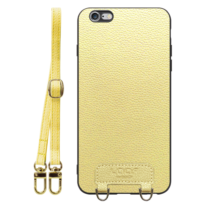 [ LOOF LUXURY-SHELL SHOULDER ] iPhone 6 Plus / 6s Plus iphone6plus iphone6splus 6plus 6splus ショルダーストラップ付き シンプルでスマート 本革 シェル型ケース ショルダー ストラップ スマホショルダー [ iPhone 6 Plus / 6s Plus ]