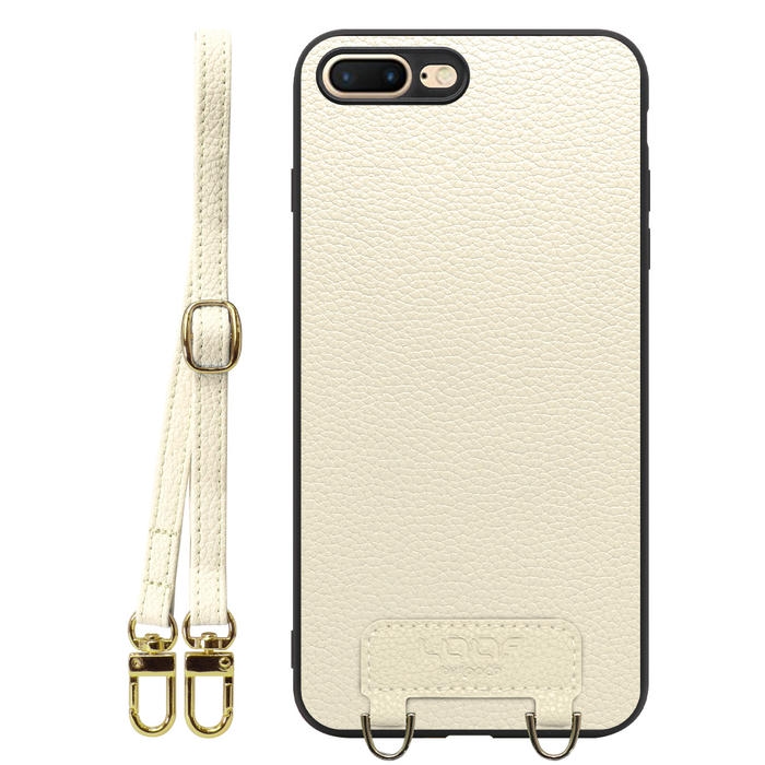 [ LOOF LUXURY-SHELL SHOULDER ] iPhone 7 Plus / 8 Plus iphone7plus iphone8plus 7plus 8plus ショルダーストラップ付き シンプルでスマート 本革 シェル型ケース ショルダー ストラップ スマホショルダー [ iPhone 7 Plus / 8 Plus ]