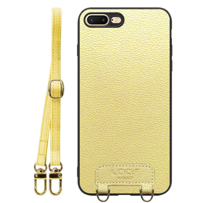 [ LOOF LUXURY-SHELL SHOULDER ] iPhone 7 Plus / 8 Plus iphone7plus iphone8plus 7plus 8plus ショルダーストラップ付き シンプルでスマート 本革 シェル型ケース ショルダー ストラップ スマホショルダー [ iPhone 7 Plus / 8 Plus ]