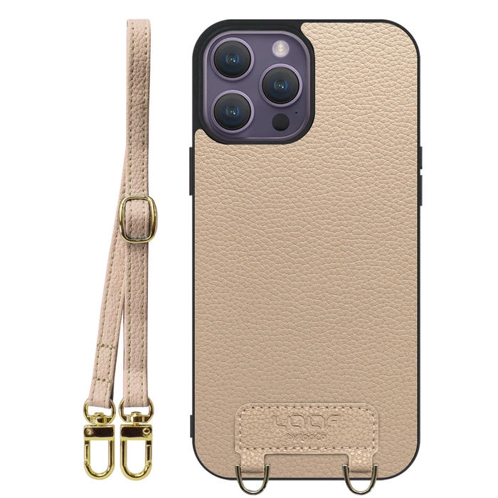 [ LOOF LUXURY-SHELL SHOULDER ] iPhone 14 Pro Max iphone14promax 14promax プロマックス ショルダーストラップ付き シンプルでスマート 本革 シェル型ケース ショルダー ストラップ スマホショルダー [ iPhone 14 Pro Max ]