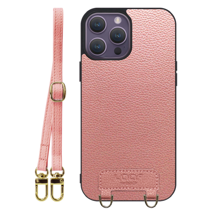 [ LOOF LUXURY-SHELL SHOULDER ] iPhone 14 Pro Max iphone14promax 14promax プロマックス ショルダーストラップ付き シンプルでスマート 本革 シェル型ケース ショルダー ストラップ スマホショルダー [ iPhone 14 Pro Max ]