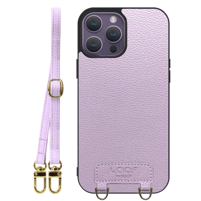 [ LOOF LUXURY-SHELL SHOULDER ] iPhone 14 Pro Max iphone14promax 14promax プロマックス ショルダーストラップ付き シンプルでスマート 本革 シェル型ケース ショルダー ストラップ スマホショルダー [ iPhone 14 Pro Max ]